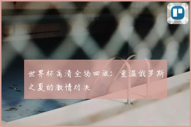 世界杯高清全场回放：重温俄罗斯之夏的激情对决